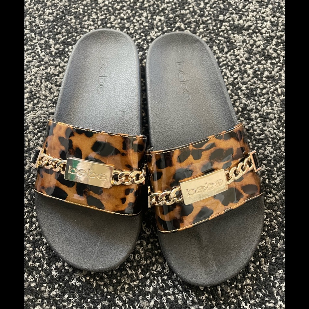bebe Slide Sandals - Never worn outside